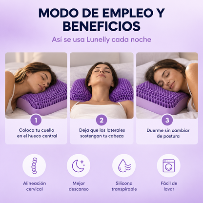 Lunelly™ Almohada Ergonómica Refrescante